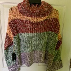 Turtleneck Crop Sweater